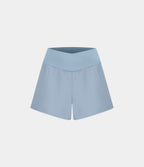 Breezeful™ Shorts 10cm Yoga Séchage Rapide 2 en 1 Taille Haute Poches Latérales Croisées