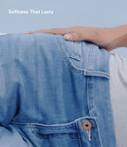 Jean skinny 7/8 décontracté taille basse Halara Flex™ avec poches zippées