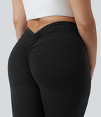 Halara UltraSculpt™ Legging yoga grande taille froncé taille haute gainant et sculptant avec poches