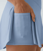Jupe de tennis SoftlyZero™ Airy 2-en-1 avec poches latérales croisées effet frais InstantCool, Lucid, longueur allongée