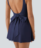 Robe active danse mini 2-en-1 Breezeful™ dos nu avec liens dos séchage rapide et poche latérale - Édition Easy Peasy