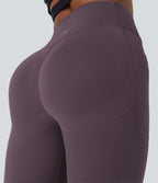 Legging d'entraînement gainant galbant taille haute avec effet scrunch et poches Halara UltraSculpt™