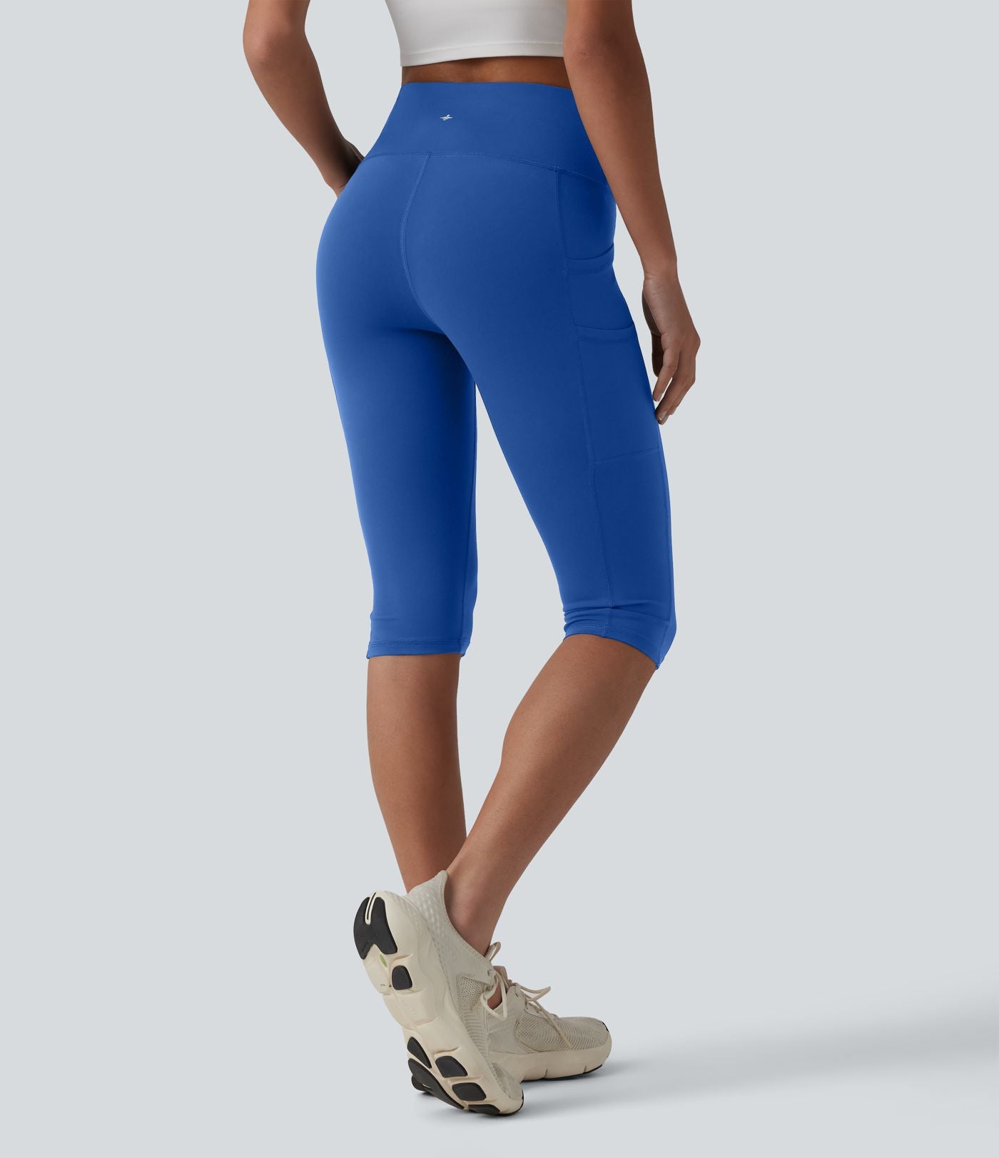 Legging de yoga corsaire SoftlyZero™ taille haute avec poches - UPF50+