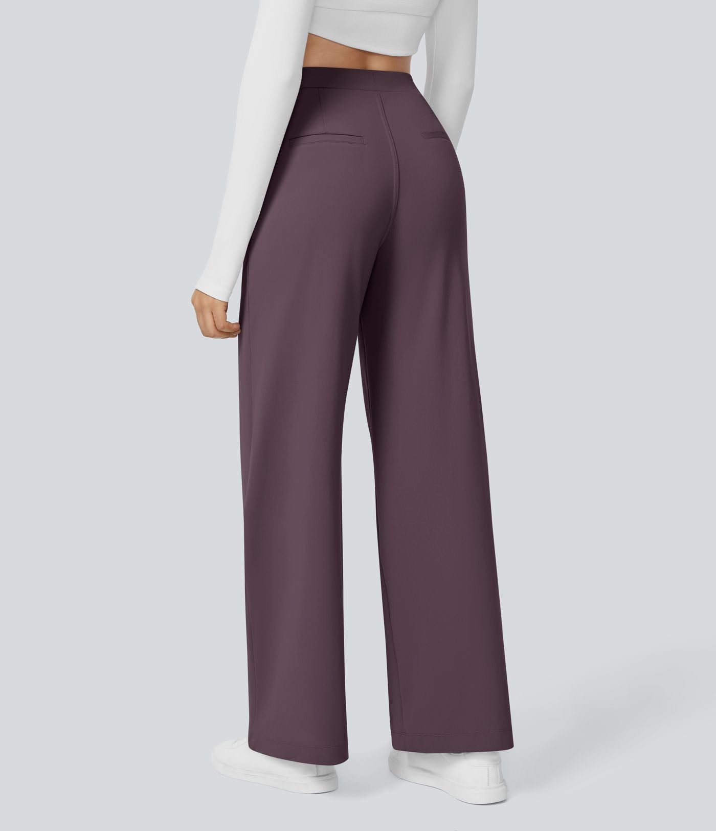 Pantalon tailleur Halara Flex™ DayStretch coupe droite taille haute avec poches