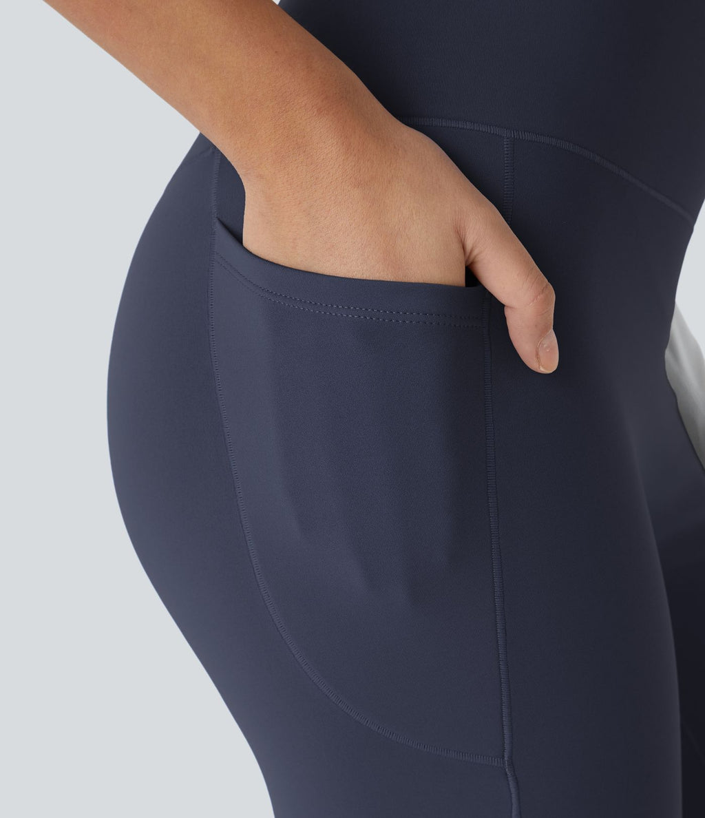 Legging thermique 7/8 Softlyzero™ taille haute coupe ajustée avec poches latérales