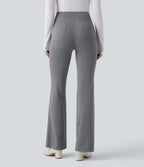 Halara Flex™ Pantalon tailleur évasé à rayures taille haute avec poches