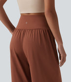 Pantalon ample décontracté SoftlyZero™ Airy taille haute croisé effet frais InstantCool avec poches