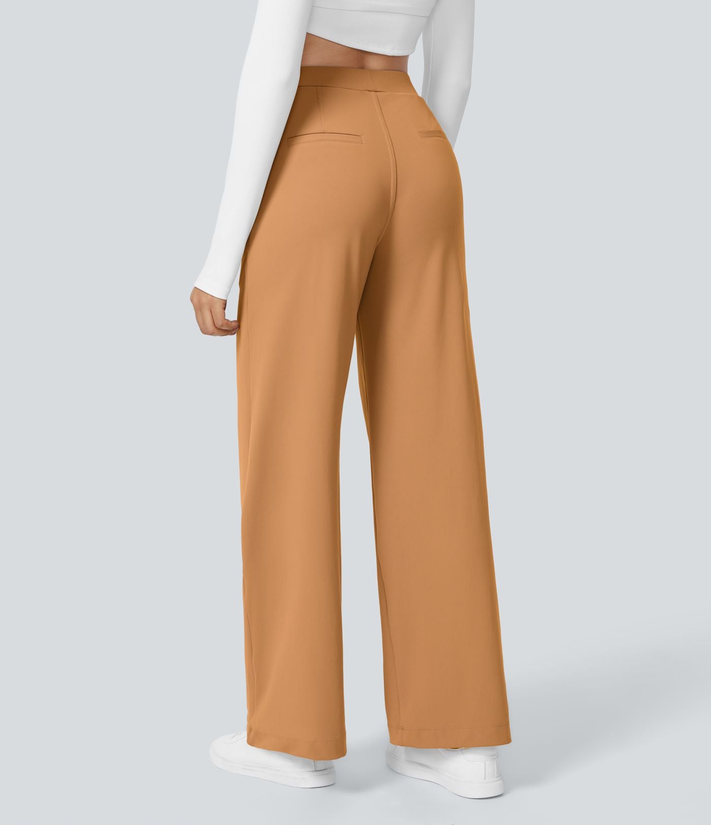 Pantalon tailleur Halara Flex™ DayStretch coupe droite taille haute avec poches