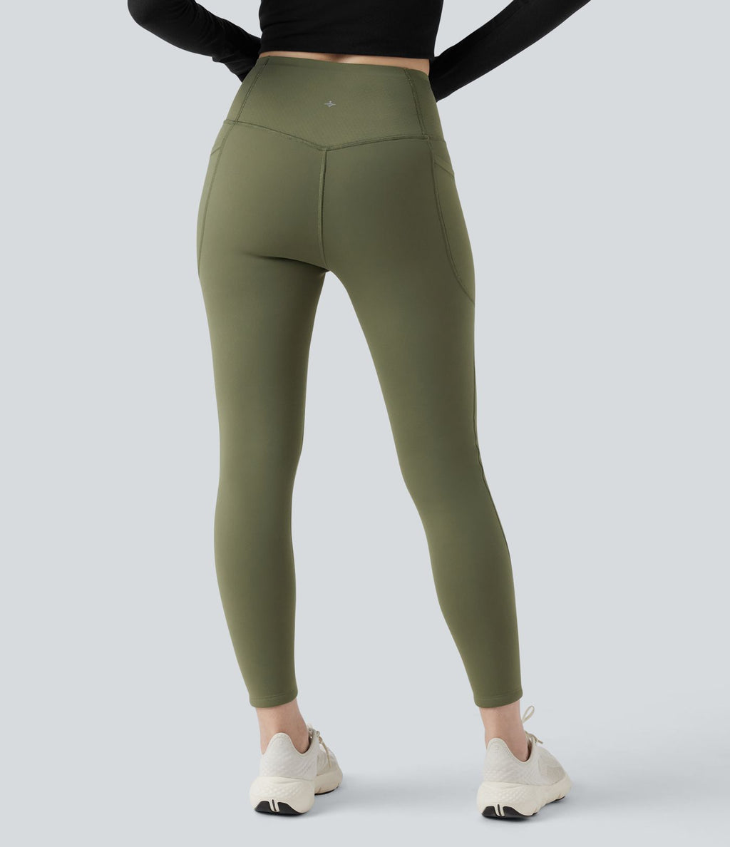 Legging de yoga gainant taille haute extra chaud Halara UltraSculpt™ avec poches