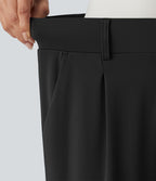Pantalon de travail Halara Flex™ fuselé taille haute avec poches