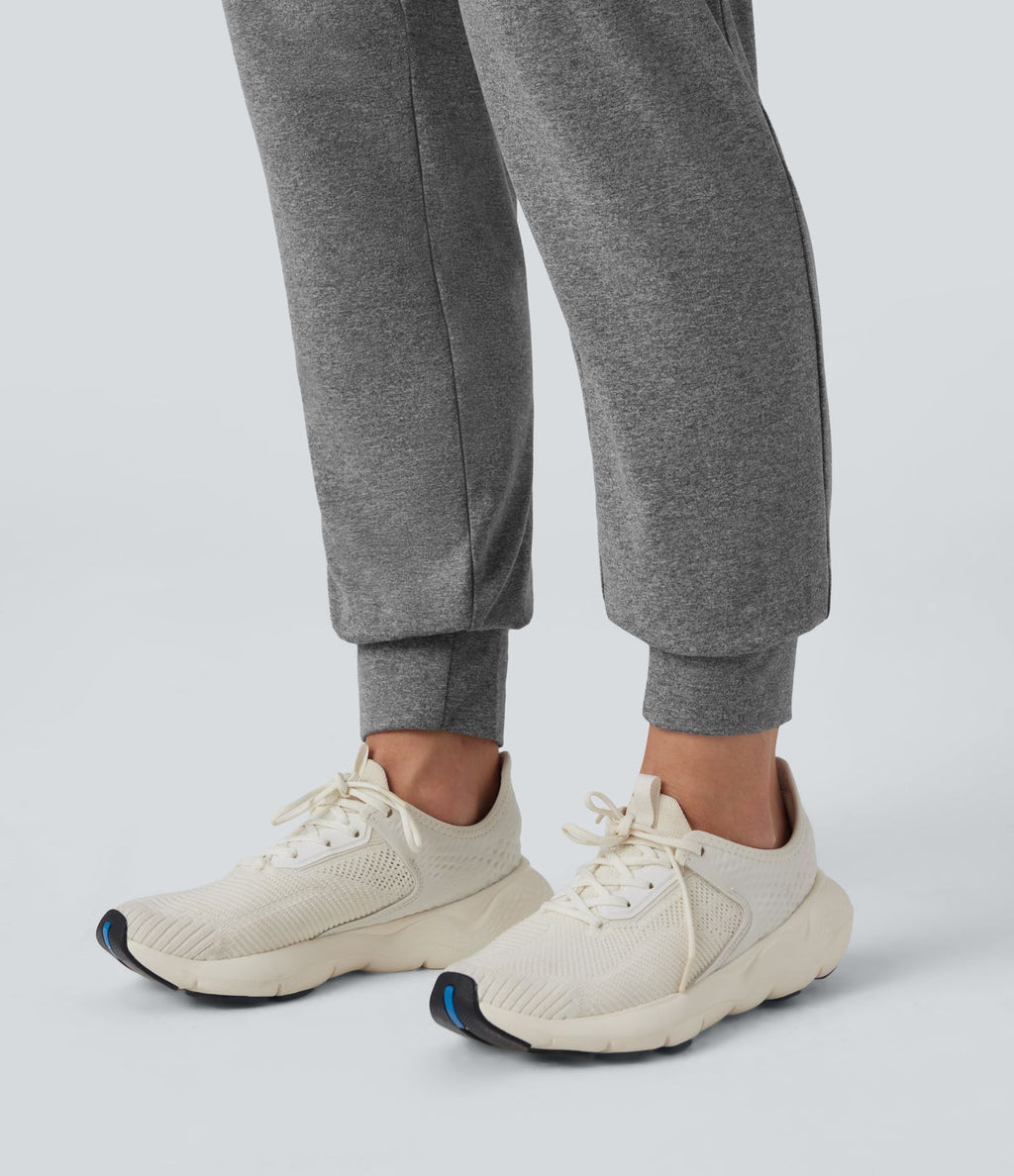 Jogging yoga fuselé taille haute avec poches