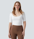 T-shirt de travail SoftlyZero™ Airy encolure arrondie manches courtes effet frais InstantCool