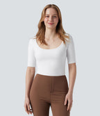 T-shirt de travail SoftlyZero™ Airy encolure arrondie manches courtes effet frais InstantCool