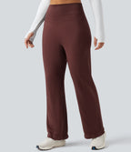 Pantalon de yoga taille haute coupe droite sans couture Seamless Flow
