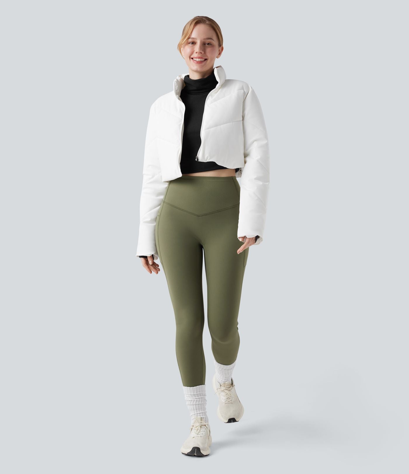 Legging de yoga gainant taille haute extra chaud Halara UltraSculpt™ avec poches