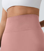 Legging taille haute froncé uni sans couture OneForm Seamless Flow