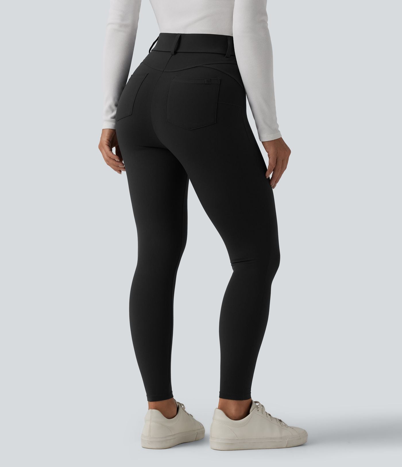 Legging décontracté 7/8 Halara UltraSculpt™ taille haute avec poches