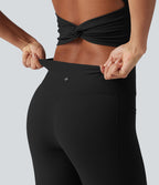 Combinaison d'entraînement gainante Halara UltraSculpt™ avec poches - Édition Easy Peasy - Bonnets E-G