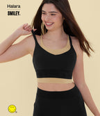 Brassière de sport training Halara X Smiley® SpeedWave™ maintien moyen à séchage rapide – Bonnets A à D