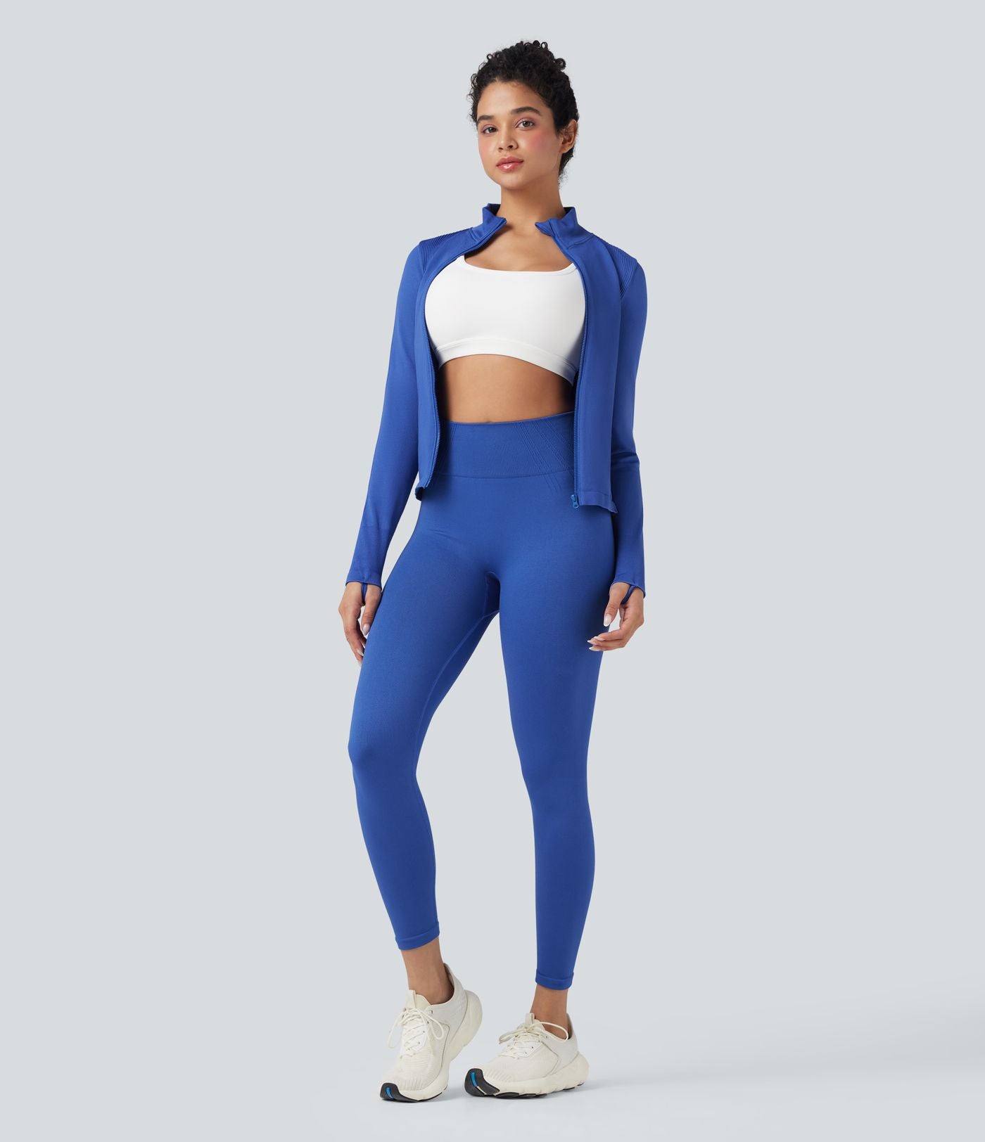 Legging yoga 7/8 taille haute sans couture OneForm Seamless Flow