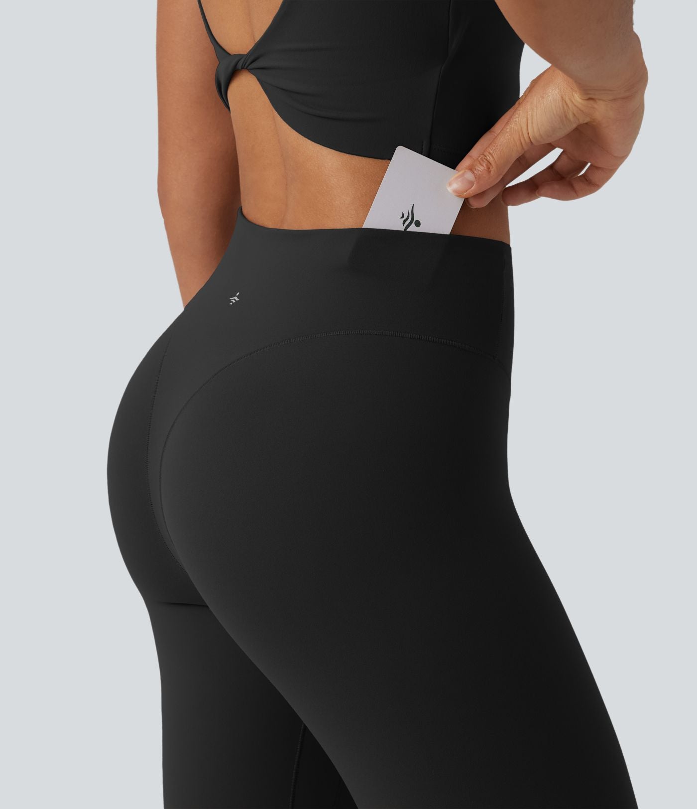 Legging de yoga 7/8 Halara UltraSculpt™ taille haute avec couture string et poche arrière