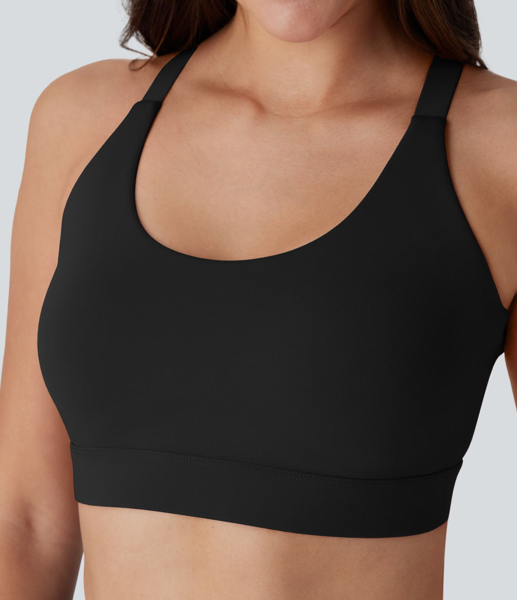 Brassière de sport entraînement SpeedWave™ soutien intermédiaire coques moulées perforé crochet réglable séchage rapide bonnets A-D