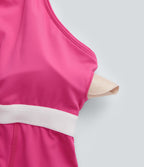 Robe de sport grande taille dos nu Softlyzero™ Plush - longueur rallongée - Easy Peasy Edition