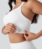 Brassière de sport SpeedWave™ maintien moyen push-up fermeture éclair boucle ajustable séchage rapide running bonnets E-G