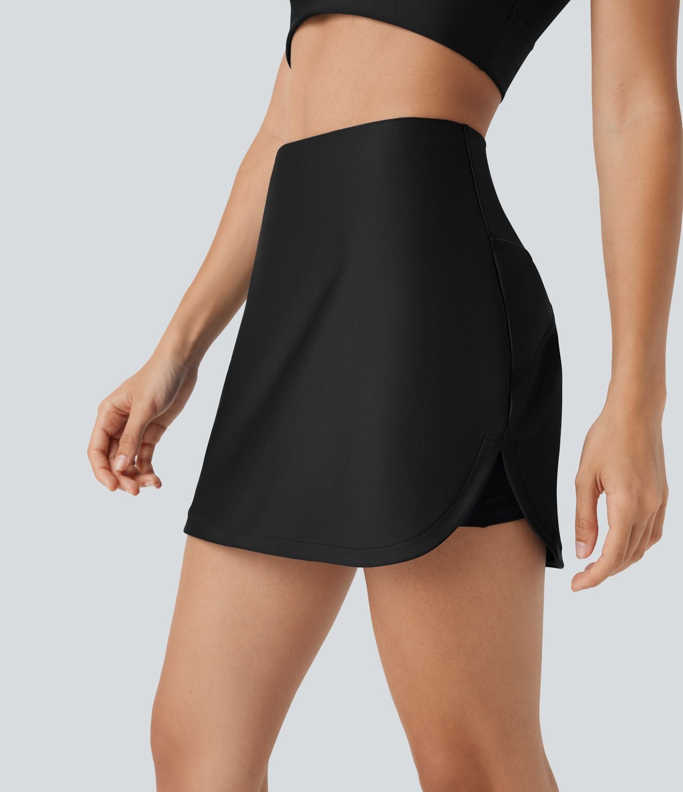 Legging 7/8 de yoga gainant taille haute imprimé denim avec poches Halara UltraSculpt™
