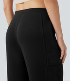 Pantalon décontracté SpacerTek™ taille mi-haute, jambe droite, avec poches
