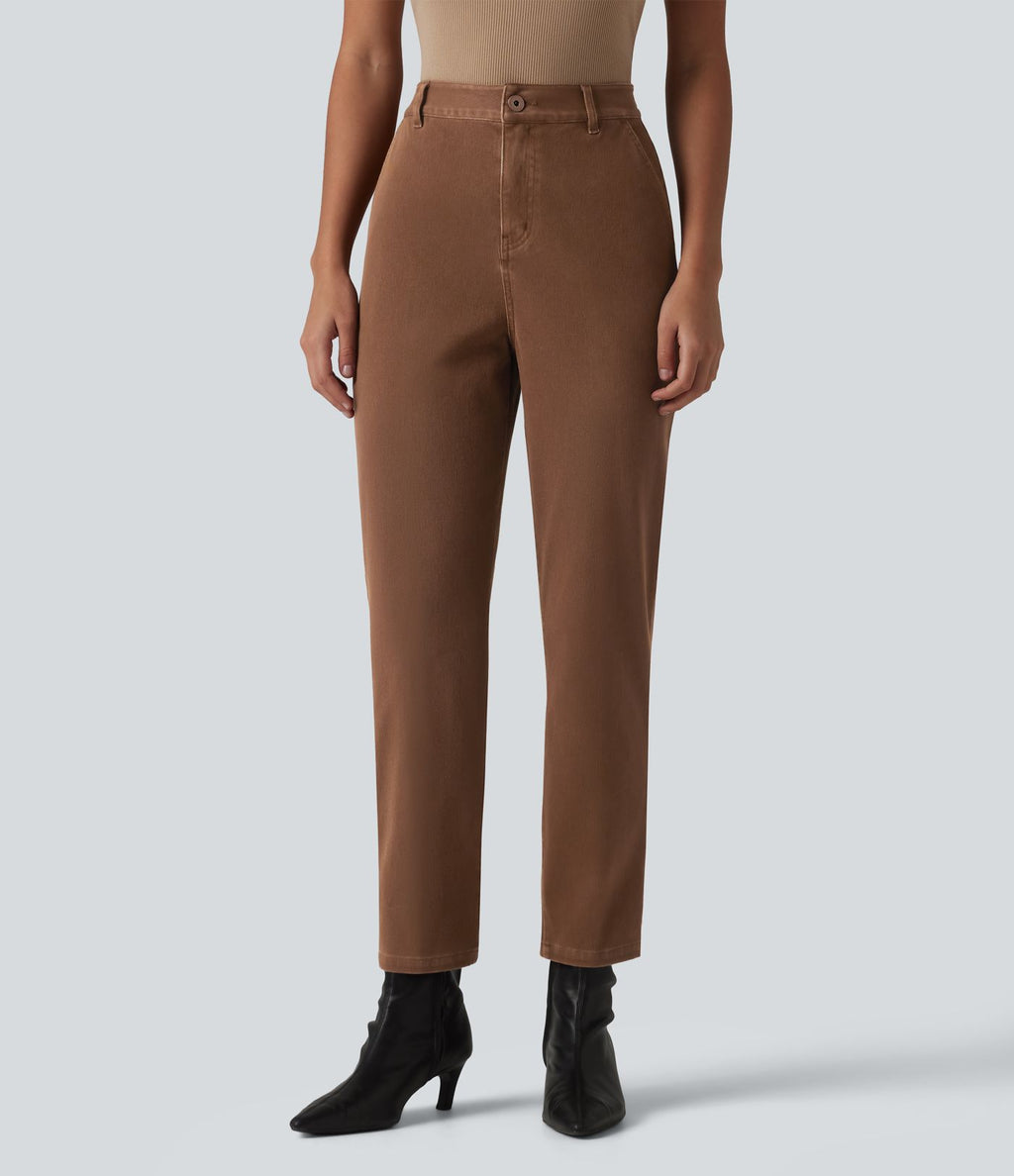 Jean tailleur taille haute fuselé Halara Flex™ avec poches
