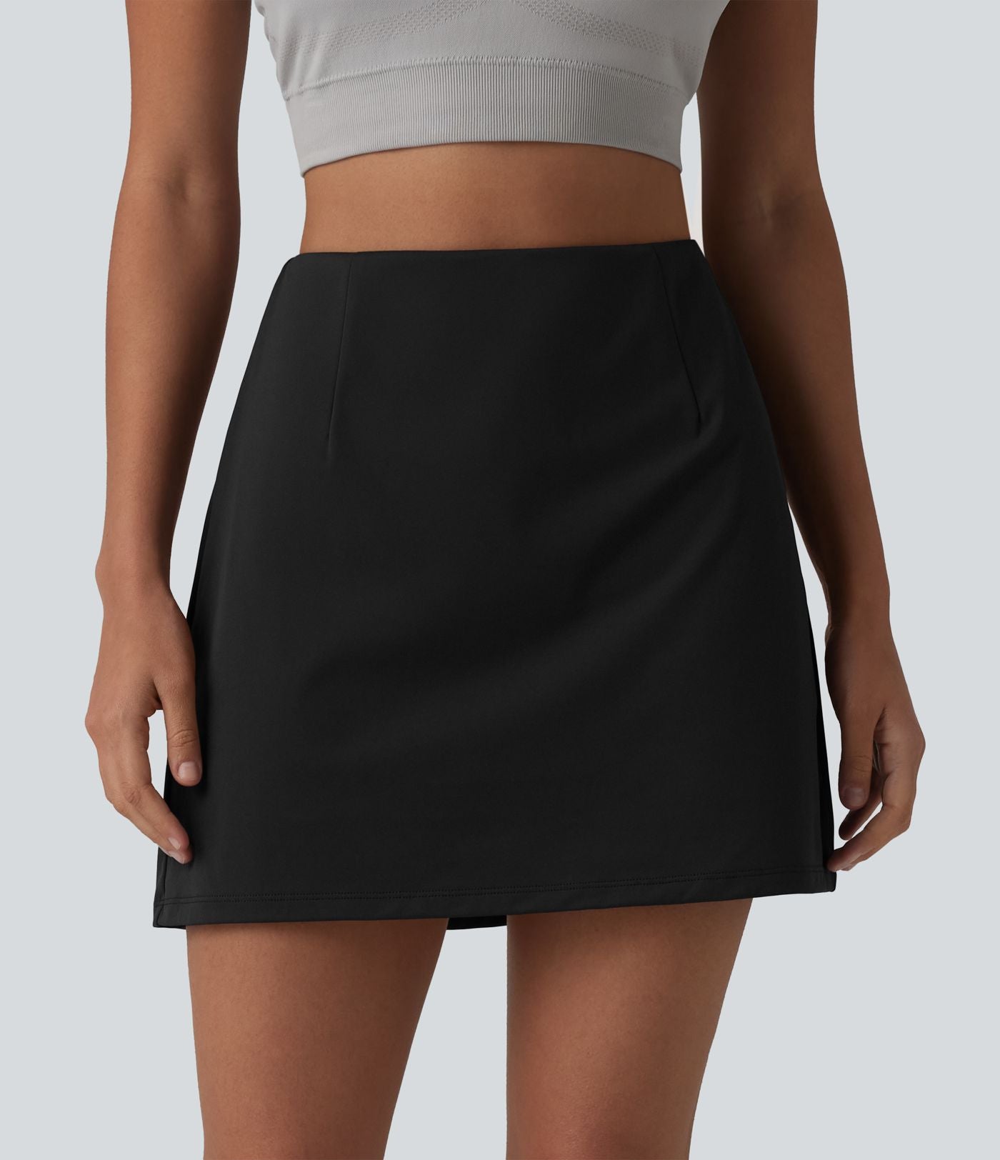 Halara UltraSculpt™ Jupe mini de sport 2-en-1 ventre plat taille haute avec poches