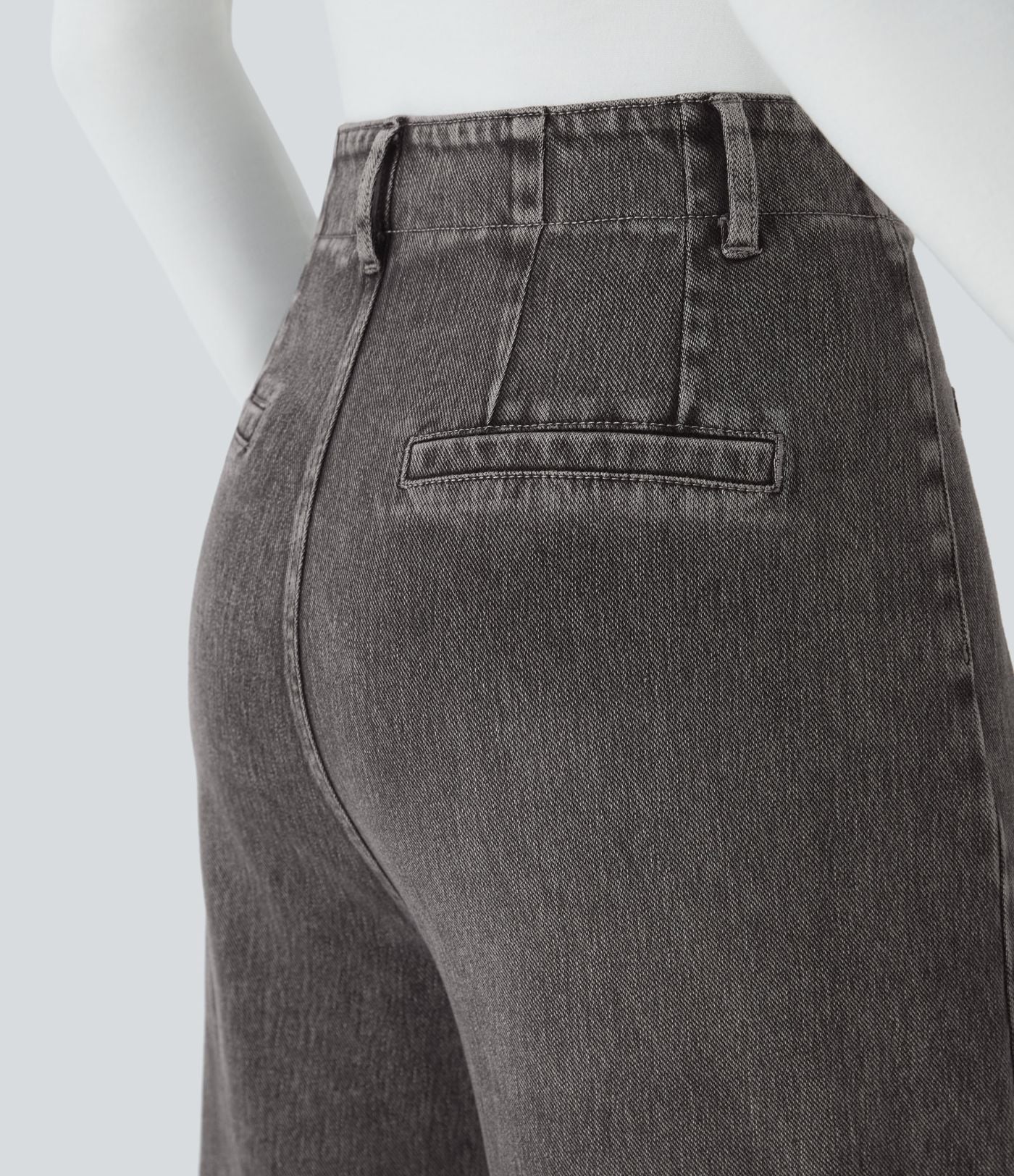 Halara Flex™ Jean large Palazzo et Taille Haute avec Poches Avant en Tricot Extensible Lavé