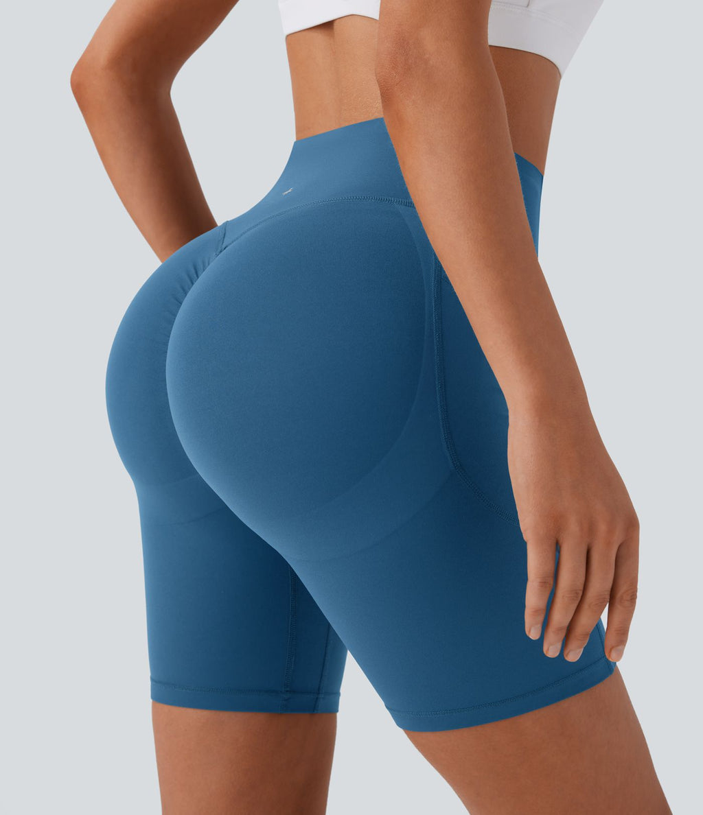 Legging de yoga gainant taille haute chiné à séchage rapide avec poches Halara UltraSculpt™