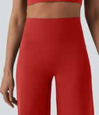 SoftlyZero™ Pantalon yoga coupe droite gainant taille haute à fronces - UPF50+