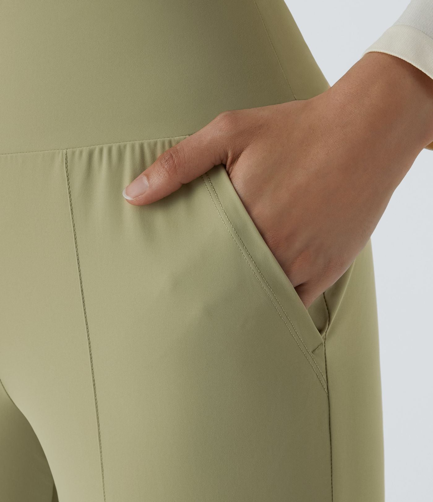 Jogging Casual Uni Taille Haute Poche Latérale
