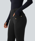 Pantalon ajusté taille haute DayStretch avec poches
