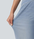 Jean bootcut Halara Flex™ taille haute croisée avec poches