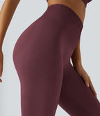 Legging d'entraînement gainant effet push-up taille haute côtelé doux sans couture OneForm Seamless Flow