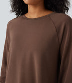 Sweat-shirt décontracté SpacerTek™ col rond et manches longues