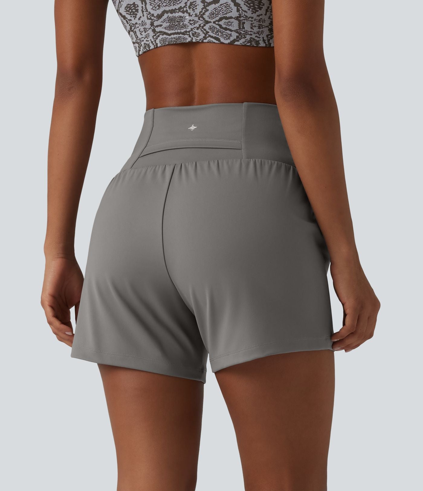 Short de yoga SoftlyZero™ Airy taille très haute 2-en-1 effet frais InstantCool 12,5 cm avec poches