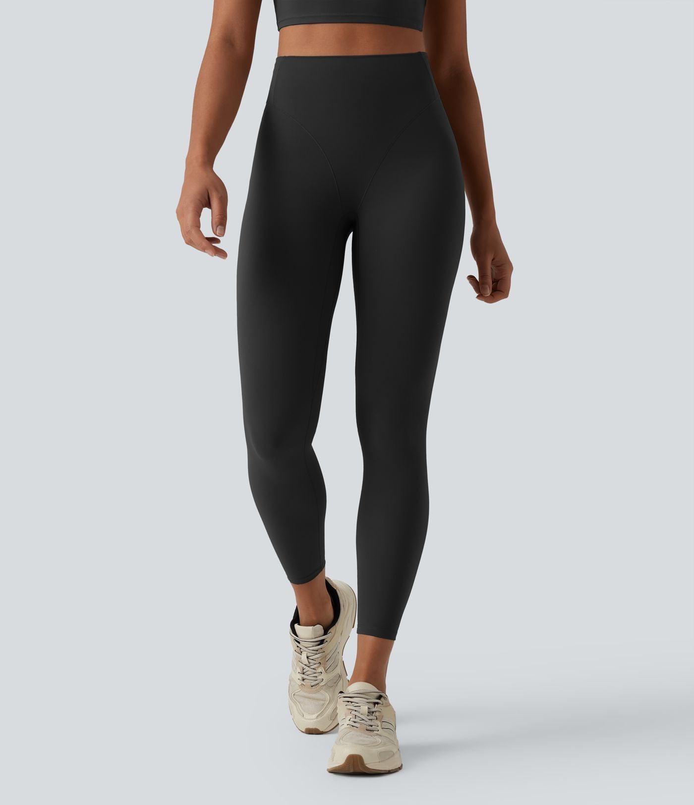 Legging de yoga 7/8 Halara UltraSculpt™ taille haute avec couture string et poche arrière