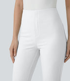 Pantalon de travail fuselé court taille haute Halara Flex™ avec poches