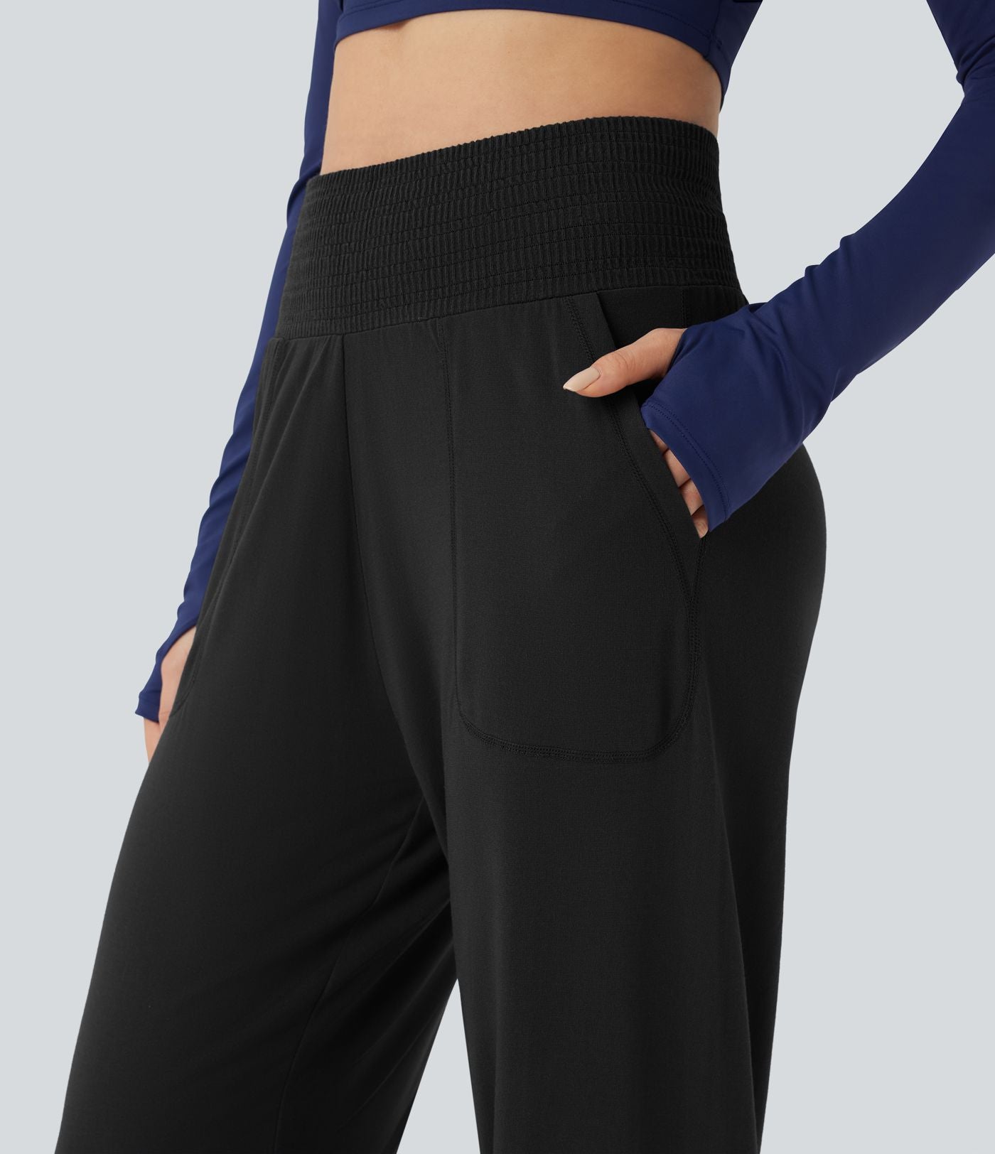 Jogging taille haute sans couture OneForm Seamless Flow avec poches