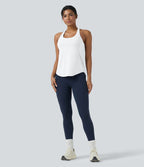 Débardeur running Halara UltraSculpt™ col rond dos croisé bonnets E-G
