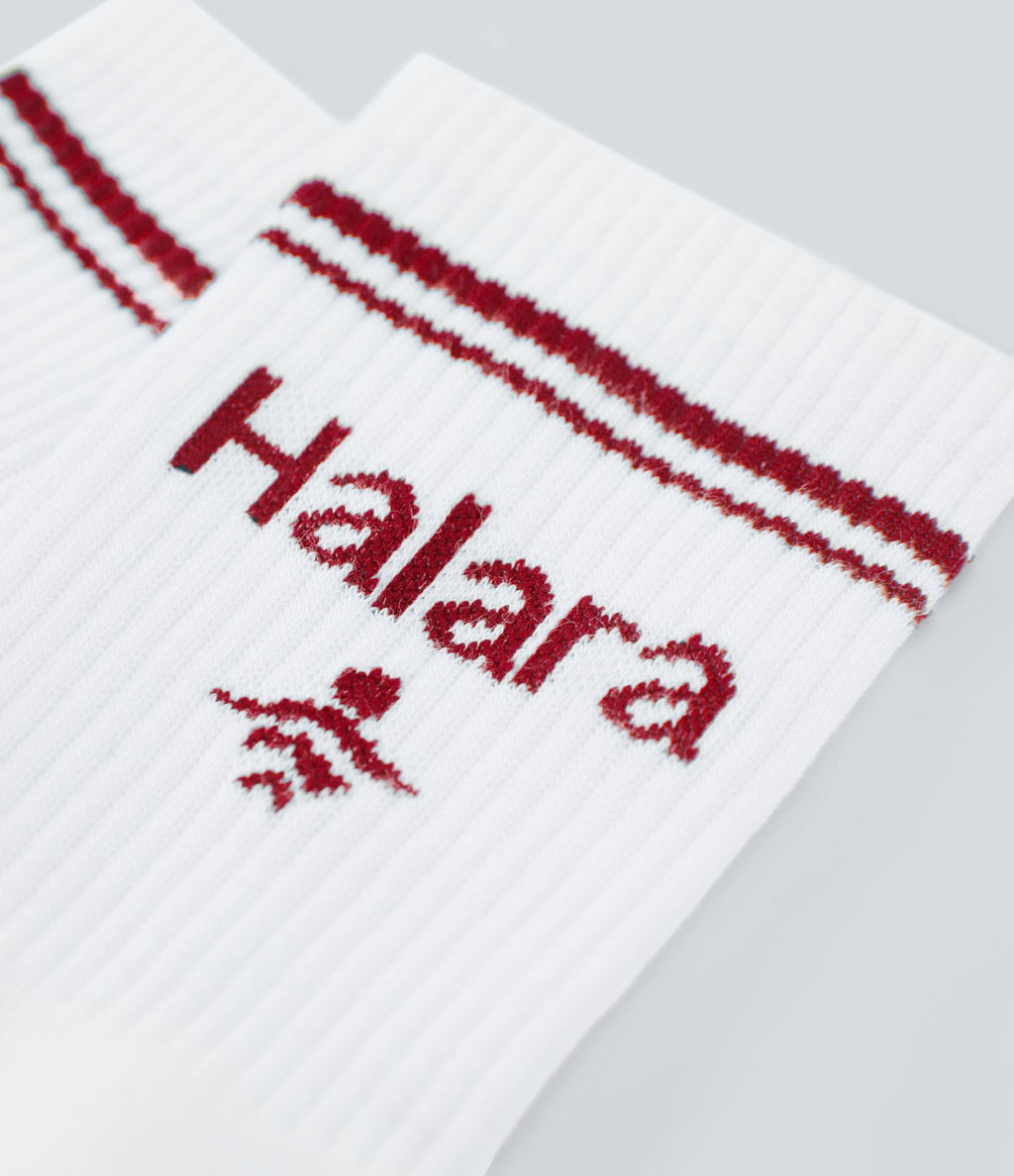 Chaussettes montantes padel/pickleball lettrage Halara