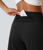 Bermuda SoftlyZero™ Airy de yoga taille haute avec poches multiples et effet frais InstantCool