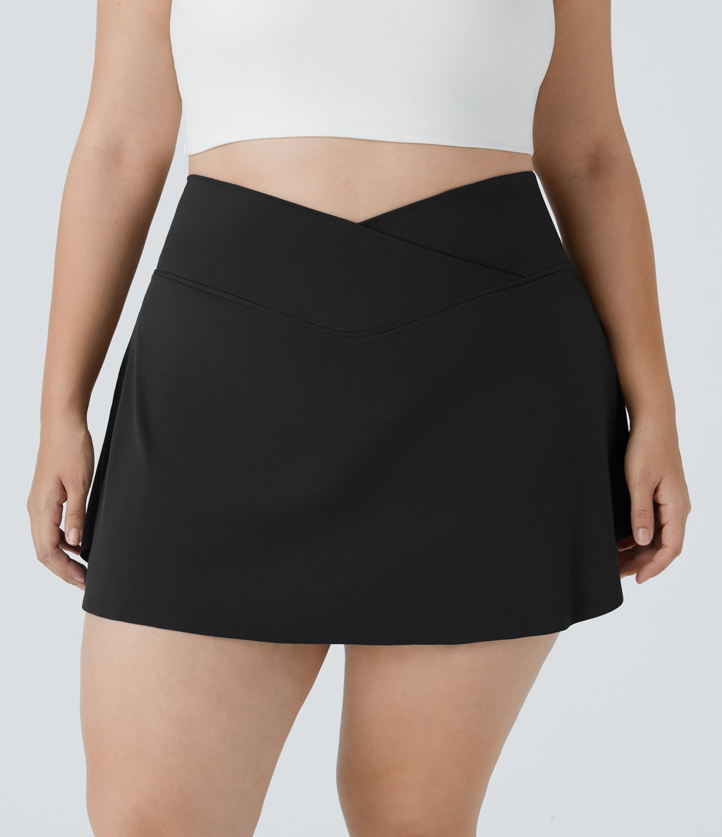 Everyday Softlyzero™ Jupe Tennis Airy Crossover 2 en1 Poche Latérale Cool Touch-Lucid Grande Taille