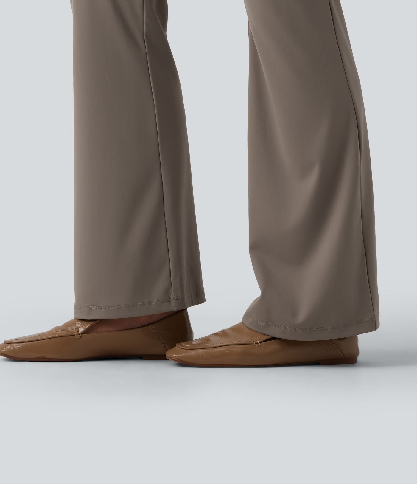 Pantalon tailleur évasé taille haute