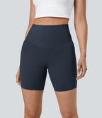 Short cycliste 17,5 cm d'entraînement gainant taille haute avec poches Halara UltraSculpt™